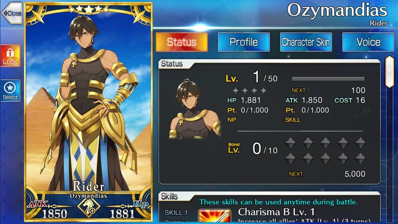 FATE/GRAND ORDER - Ozymandias