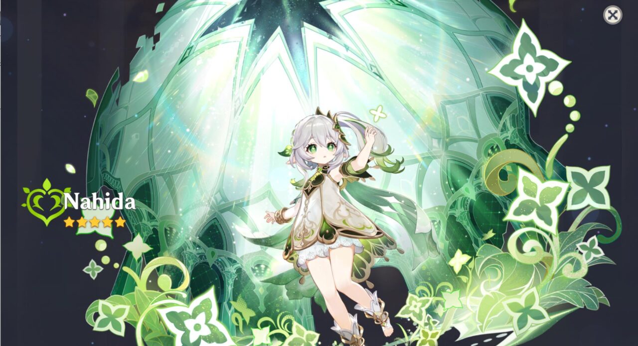Genshin Impact ไอดี AR40+   Nahida + 5 ดาวอื่นแบบสุ่ม + SR random  [Asia Server]