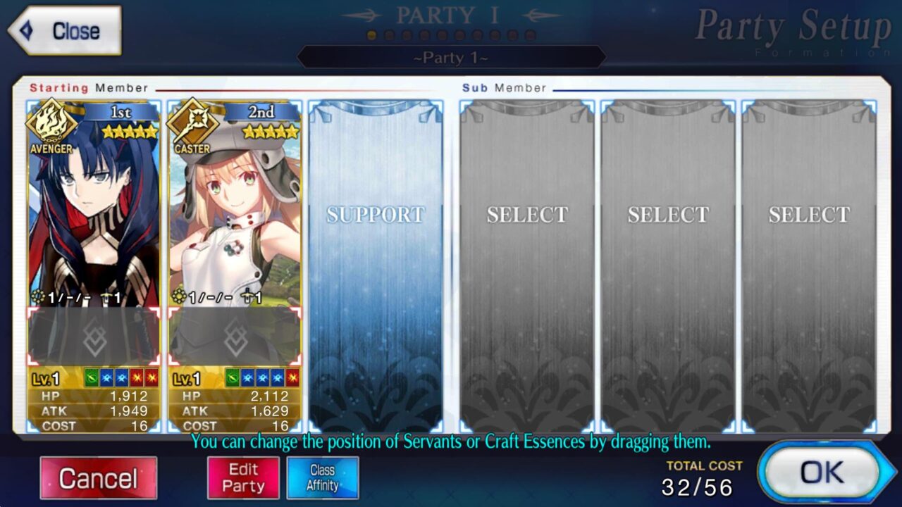 ID Fate/GO EN - Space Ishtar + Artoria Pendragon (Caster)