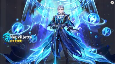 Genshin Impact ไอดีเริ่มต้น AR40+  Neuvillette ปลด C6  + 5 ดาวลิมิตอื่นแบบสุ่ม + SR random  [Asia Server]