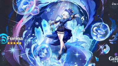 Genshin Impact ไอดี AR40+ Furina  ปลด C6 + 5 ดาวอื่นแบบสุ่ม + SR random  [Asia Server]