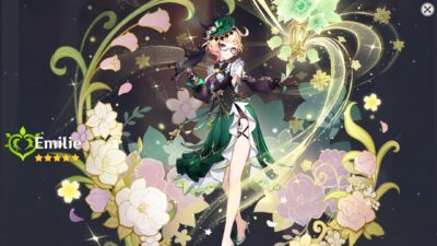 Alternative view of Genshin Impact ไอดีเริ่มต้น AR20 -  Emilie  + SR random  [Asia Server]
