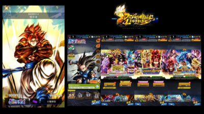 DRAGON BALL LEGENDS [BOT-LV100]  Super Saiyan 4  Gogeta  + ตัวละครสุ่มๆ  ไอดีเพชร + [ Android ]