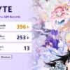 ไอดี Dislyte Global S2 649 Records Gold 396+ Records อื่นๆ 253+ Esper 5 ดาว 13 ตัว